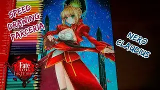 Speed Drawing - Nero Claudius | Saber (Fate/Extra Last Encore) ft. Gabriel Rodrigues Art