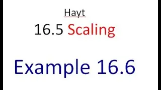 (U)ENA(H) Ex16.6  || Magnitude and Frequency Scaling in Filter Design