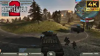 Battlefield 2 (2005) Rusmarines mod  50 vs 50  Full 4K gameplay