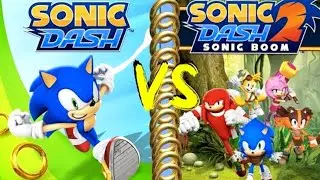 Sonic dash vs sonic dash 2 sonic boom   Android gameplay