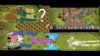 CLASH OF CLANS// COC Town Hall 16 Max Level Multi-Archer Tower Max Level Troops