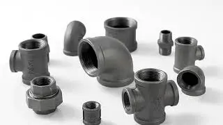 Precision Engineered Pipe Fittings: Close-Up View