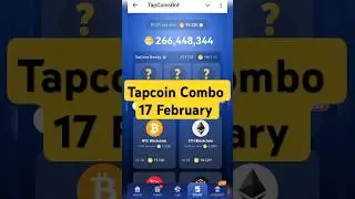 Tap Coin Daily Bounty Combo tap Coin Bot Daily 17February #tapcoins #airdrop #tapcoinsairdrop
