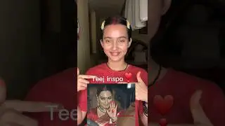 Recreating sonakshi sinha  makeup look for teej 💚 #makeuptutorial #teej