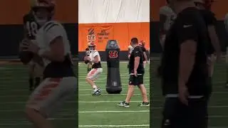 Joe Burrow works on mobility early as Bengals return to full pads inside Wednesday