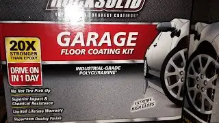 Concrete floor coating Rust-Oleum Rocksolid Polycuramine  garage floor coating kit