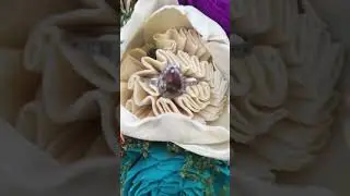 A very special, memorial flower ring ❤️ #memorialjewelry #flowers #funeralflowers #loss #imissyou