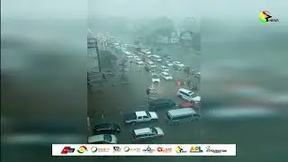 Accra Flood after heavy downpour on Wednesday