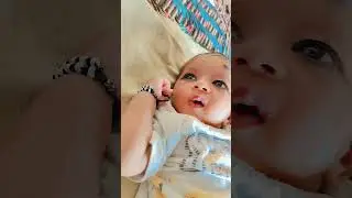 so cute baby boy enjoy with mom 😘 #babyboy #sohar #bhojpuri # new born baby