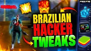 Best BRAZILIAN 🇧🇷 Sensi Tweaks Settings For Free Fire PC To Fix Aim Stuck | BlueStacks 5 | MSI 5