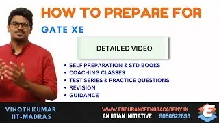 How to Prepare for GATE XE (Engineering Science) ? | GATE 2024, 2025 | EEA