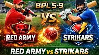 BPL S-9 LIVE 🔥 RED ARMY 🆚 STRIKARS | High Voltage Match | village cricket tv 