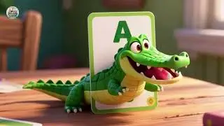 Cute Animal ABC Flash Cards 🐶🦁🔤   Learn ABC for Kids   Preschool Alphabet & Animal Learning