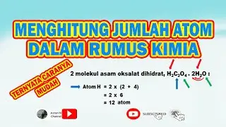 cara menghitung jumlah atom dalam rumus kimia | menghitung jumlah atom | kimia kelas 10 SMA