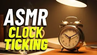 Ticking Clock Sound | 1 Hour ASMR for Focus, Meditate or Sleep (No ADs)