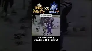 The most penalty minutes in NHL history #takedowntuesday  #oldtimehockey #nhlhistory