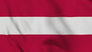 Austria Flag Waving 4K | Austrian National Flag Animation