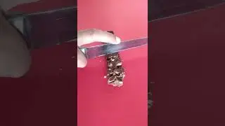 Chocolate Cutting(Reverse Video)🍫😋 #shorts
