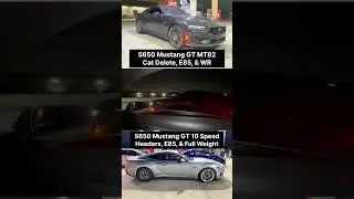 Cat Delete E85 S650 Mustang GT 🆚 Headers E85 S650 Mustang GT