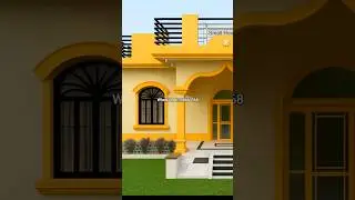 Front elevation design idea for Village #house #home #smallhouseplans