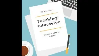 Resume Power Words &ndash; Teaching/Education
