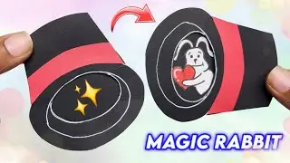 Paper magic rabbit