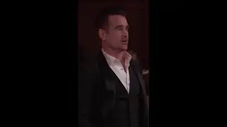 Colin Farrell stands up during Tom Cruise's Oscars speech