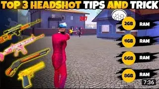 Free fire new headshot trick  and 2use chareter eblity (only headshot) #headshot