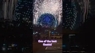 Luminous fireworks finale at Epcot! #shorts #disney #disneyworld #disneyparks #fireworks