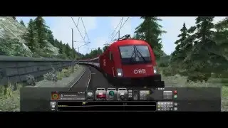 Semmeringbahn, The sound of mountains. &Ouml;BB Class 1116 Eurosprinter