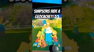 Homer Simpson hid a Geocache? What a fantastic Travel Bug hotel! Subscribe to learn more 😊