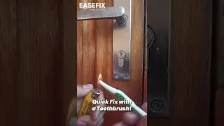 Broken Key in Lock? Try This Quick Toothbrush Hack! 🔑 | EaseFix Tips