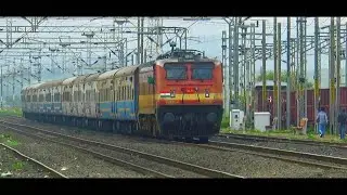 WAP4 variety on a roll - ED, GZB, BSL, CNB, LDH shed locomotives in action