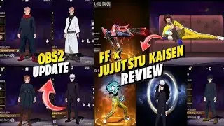 Jujutsu kizen Events ✨🔥Emote // Gun skins // New map // and all items Review // free fire 🔥 Ob52 .. 