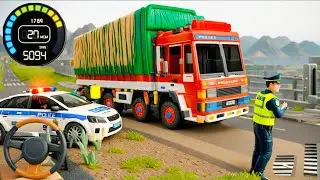 Indian Larry Truck Driving 3D - Realistic Driving, Tough Roads, and More! - Android GamePlay