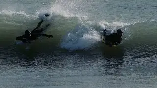 Bodyboard à l'île d'Yeu