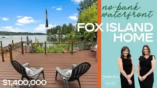 Rare No-Bank Waterfront Home on Honeymoon Bay | Fox Island Living - 225 3rd Ct