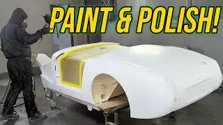 Идеальный белый цвет для старинного английского спортивного автомобиля!