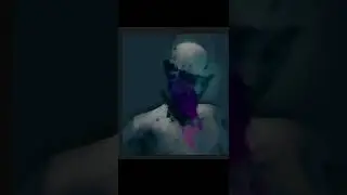 Dark Art Timelapse 74 [Blender & Photoshop] [How to Make Digital Art]