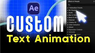 How to Turn Any Text Animation into a Preset in After Effects (Stop Repeating the Same Task!)