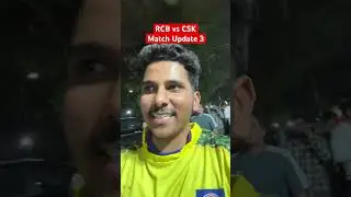 RCB vs CSK match update 3 #cskvsrcb #rcbvscsk #rcb #csk #rain #weather #ipl2024 #ipl