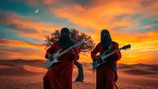 Tinariwen Style Tuareg Sahara Blues | Deep African Meditation Music & Relaxing Nature Sounds