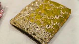 The Hottest 2026 Bridal Saree: Olive Green Gota Patti & Stone Work