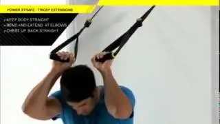 SKLZ Power Strapz - Tricep Extensions Training - Suspension Trainer - By Reactsport.com