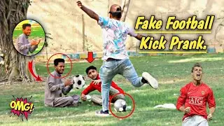 Fake Football Kick Prank | Prank In Pakistan | Unlimited Pranks | 2022.@MehranHashmi
