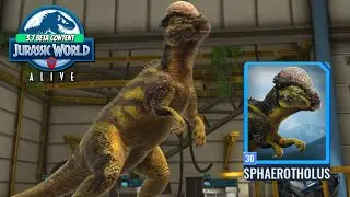 SPHAEROTHOLUS: Exclusive Rare Level 30 FIRST LOOK! Jurassic World Alive beta