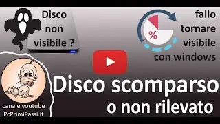 Cosa fare quando un disco non viene rilevato e come inizializzarlo