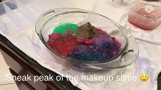 Makeup slime FAIL!! || matly beauties~ || Slime!