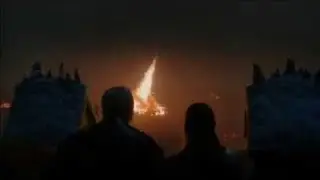 Game Of Thrones  Melisandre Ignites Flames 'Battle Of Winterfell' Season 8 Episode 3 HBO