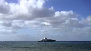 Cozumel QR Mexico Helicopter Landing January 2012